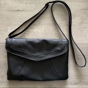 Small Black Leather Purse